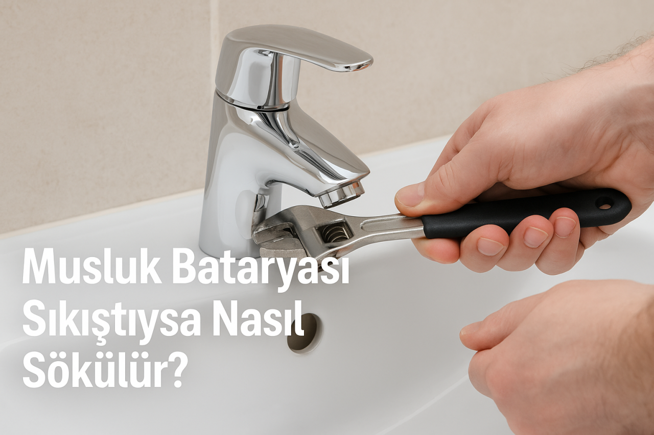 Musluk Bataryası Sıkıştıysa Nasıl Sökülür?