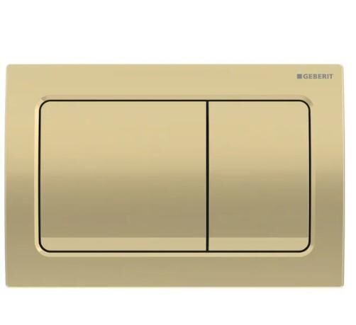 Geberit Alpha30 Kumanda Kapağı Çift Basmalı, Prinç - 115.055.QE.1