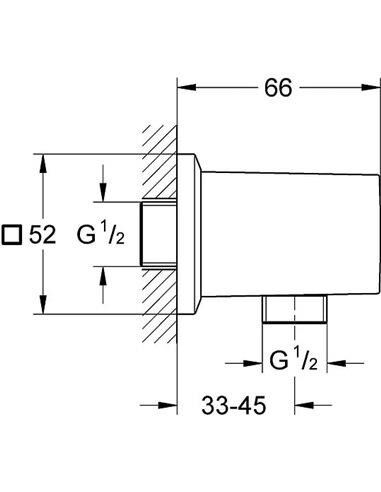 Grohe Allure Brilliant Duş Çıkış Dirseği - 27707000
