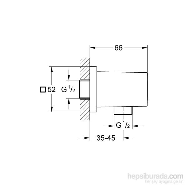 Grohe Euphoria Cube Duş Çıkış Dirseği - 27704000
