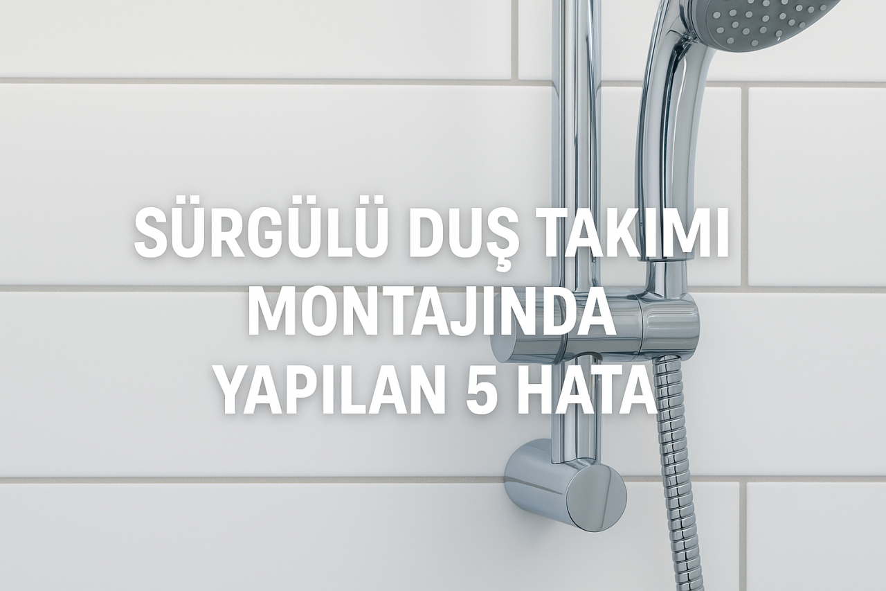Sürgülü Duş Takımı Montajında Yapılan 5 Hata