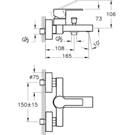Artema Flo S Banyo Bataryası , altın
