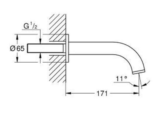 Grohe Atrio Çıkış Ucu - 13487AL0