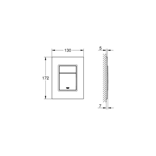 Grohe Skate Cosmopolitan S Kumanda Paneli 37535000