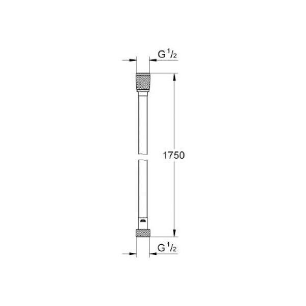 Grohe Relexa Silverfleks Spiral Hortum 175 cm - 28388GL0
