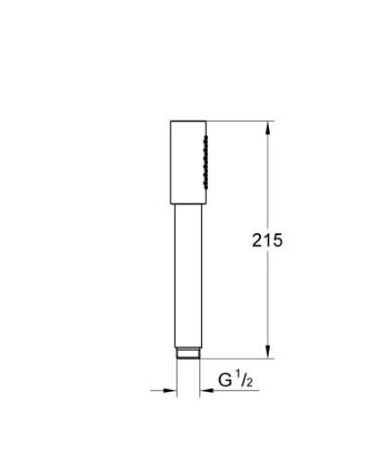 Grohe Sena Stick El Duşu 1 Akışlı - 26465DC0