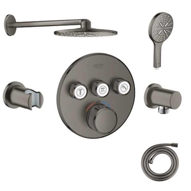 Grohe SmartControl Ankastre Termostatik Banyo Batarya Seti, Cool Sunrise (29121AL0-SET1)