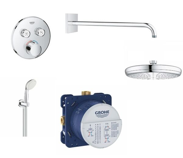 Grohe Smartcontrol Ankastre Termostatik Duş Seti