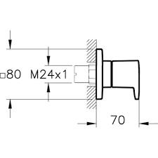 Artema Root Square Ankastre Stop Valf (Sıva Üstü Grubu), altın