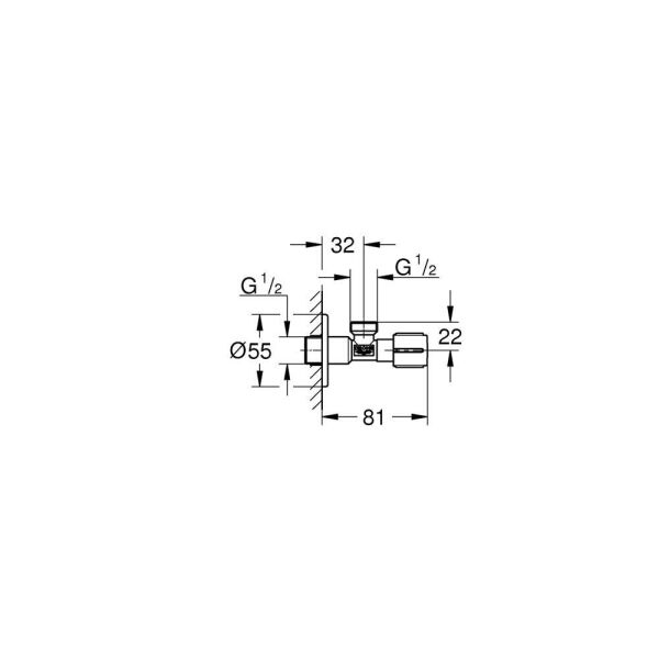 Grohe Ara Musluk 1/2'' Cool Sunrise - 22041GL0