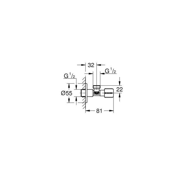 Grohe Ara Musluk 1/2'' Cool Sunrise - 22041GL0