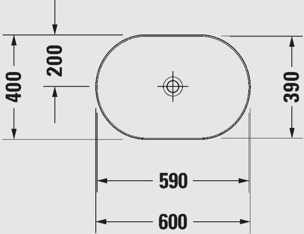 Duravit Luv DuraCeram Çanak Lavabo 60 cm - 379600000