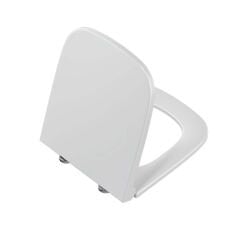 Vitra S20 Klozet kapağı duroplast, üstten sıkmalı yavaş kapanır, metal menteşeli, beyaz