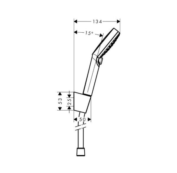 Hansgrohe Crometta 100 Vario Porter Set Hortum İle