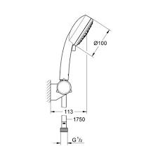 Grohe Yeni Tempesta Cosmopolitan 3 Fonksiyonlu El Duşu 27584002