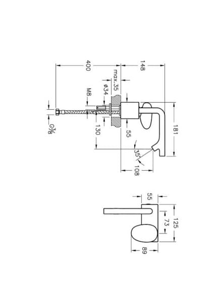 VitrA İstanbul A41826 Lavabo Bataryası Krom