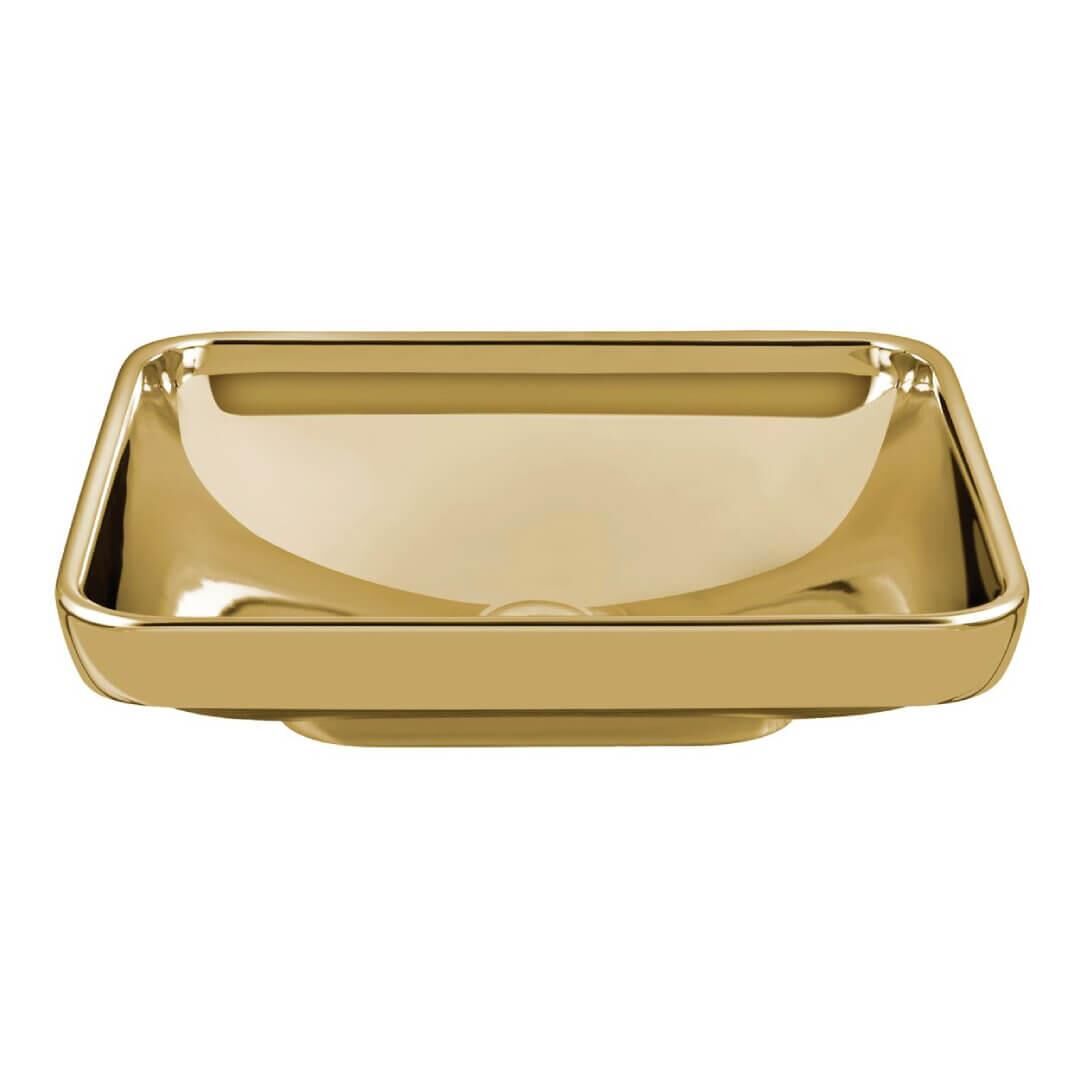 Vitra Water Jewels Dikdörtgen Tezgah Üstü Lavabo, 60 cm, Altın - 4442B072-0016