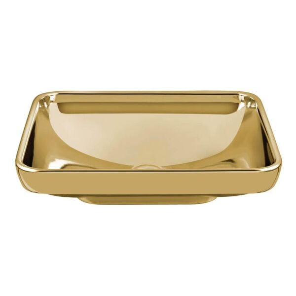 Vitra Water Jewels Dikdörtgen Tezgah Üstü Lavabo, 60 cm, Altın - 4442B072-0016