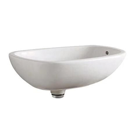 Keramag Citterio / Lavabo, Tezgah Üstü, Taşma Delikli 560X400mm Beyaz - 123655