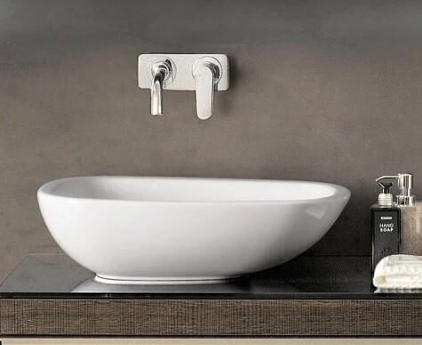 Keramag Citterio / Lavabo, Tezgah Üstü, Taşma Delikli 560X400mm Beyaz - 123655