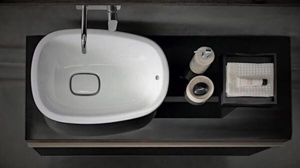 Keramag Citterio / Lavabo, Tezgah Üstü, Taşma Delikli 560X400mm Beyaz - 123655