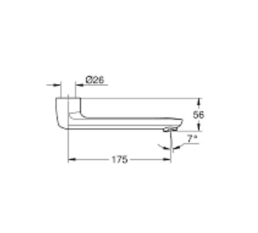 Grohe Döküm Döner Çıkış Ucu - 13380000