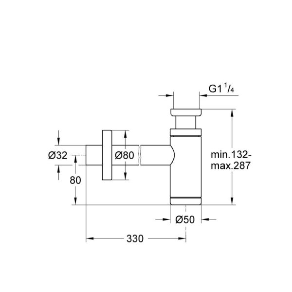 Grohe SİFON 1 1/4″ - 28912AL0