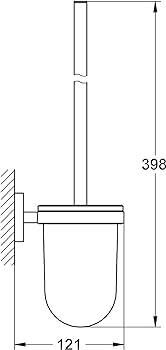 Grohe ESSENTİALS TUVALET FIRÇASI SETİ - 40374AL1