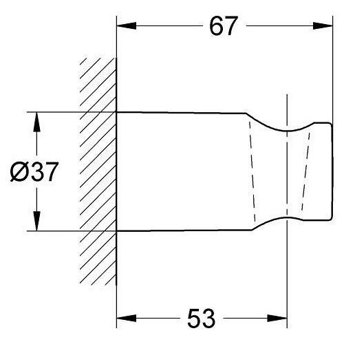 Grohe Rainshower Classic Sabit El Duş Askısı - 27056000