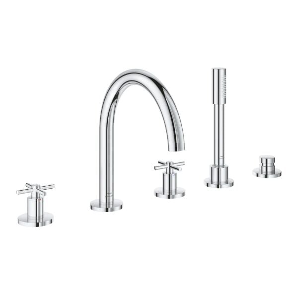Grohe Atrio 5 Delikli Ankastre Küvet Bataryası - 29408000