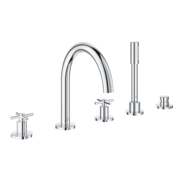 Grohe Atrio 5 Delikli Ankastre Küvet Bataryası - 29408000