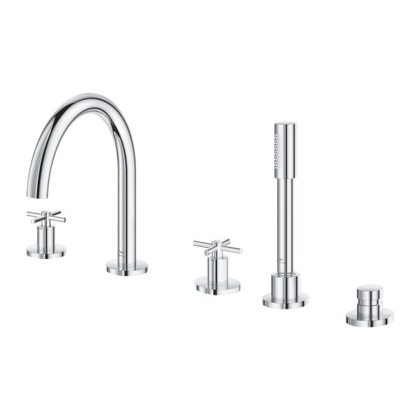 Grohe Atrio 5 Delikli Ankastre Küvet Bataryası - 29408000