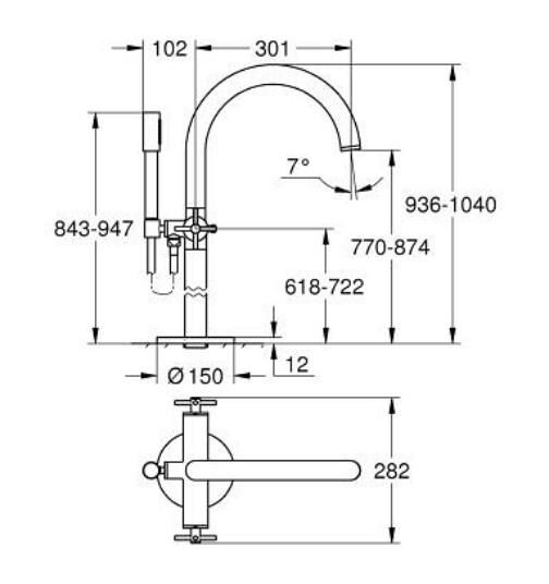 Grohe Atrio Banyo/Duş Bataryası - 25272AL0
