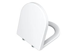 Vitra S50 Klozet kapağı duroplast, üstten sıkmalı yavaş kapanır, metal menteşeli, beyaz