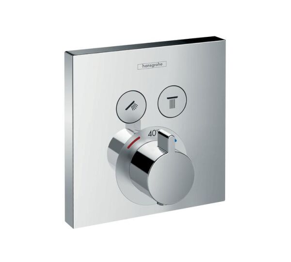 Hansgrohe Showerselect 2 Fonksiyonlu Termostatik Ankastre Duş Bataryası