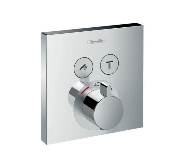 Hansgrohe Showerselect 2 Fonksiyonlu Termostatik Ankastre Duş Bataryası