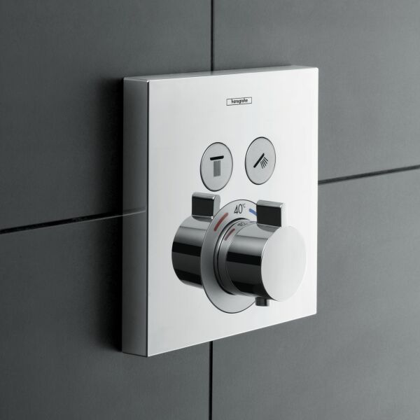 Hansgrohe Showerselect 2 Fonksiyonlu Termostatik Ankastre Duş Bataryası