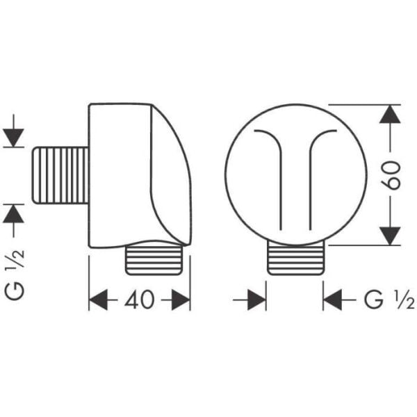 Hansgrohe Fixfit Gön.Çık. DN15 PGO