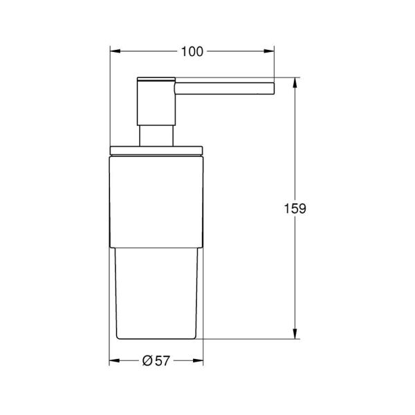 Grohe Atrio Sıvı Sabunluk - 40306GL3