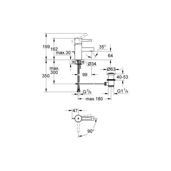 Grohe Essence Lavabo Bataryası 2336800E