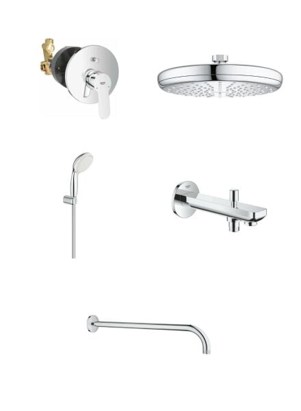Grohe Bau Ankastre Gagalı Set - 29079000SET3