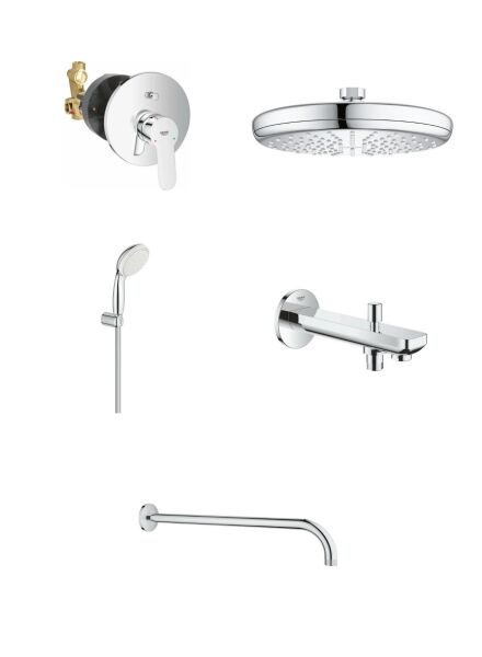 Grohe Bau Ankastre Gagalı Set - 29079000SET3