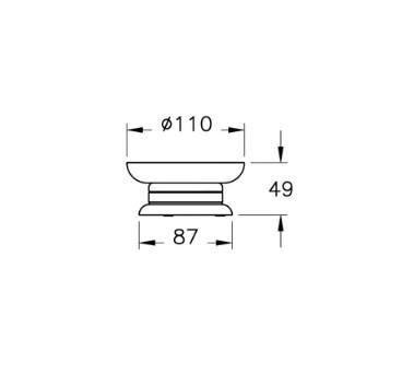 Vitra Base 300 Katı sabunluk