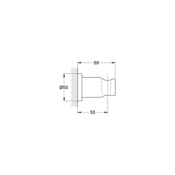 Grohe Rainshower® El Duşu Askısı - 27074DA0