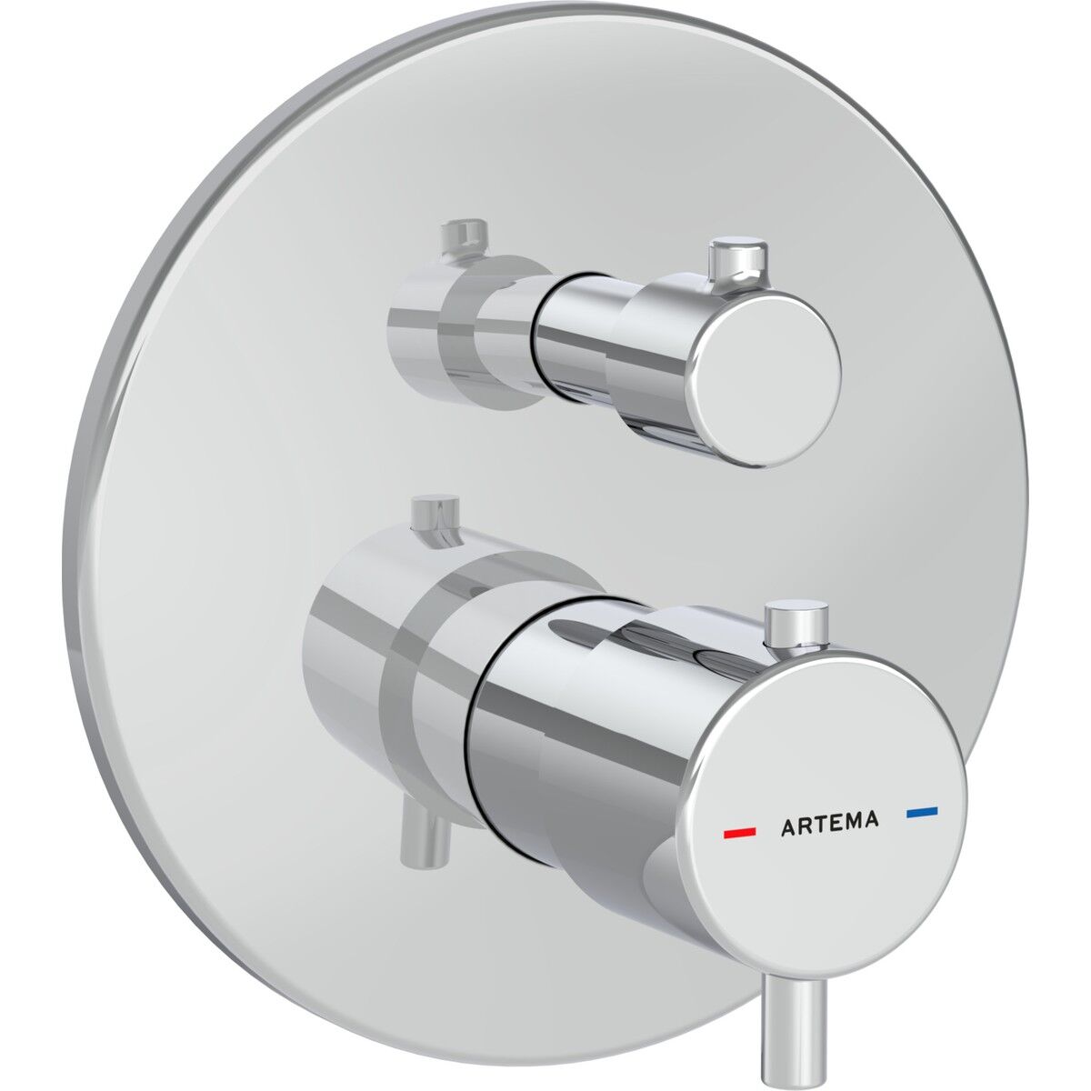 Artema Root Round A43258 Ankastre Termostatik Banyo Bataryası, Krom