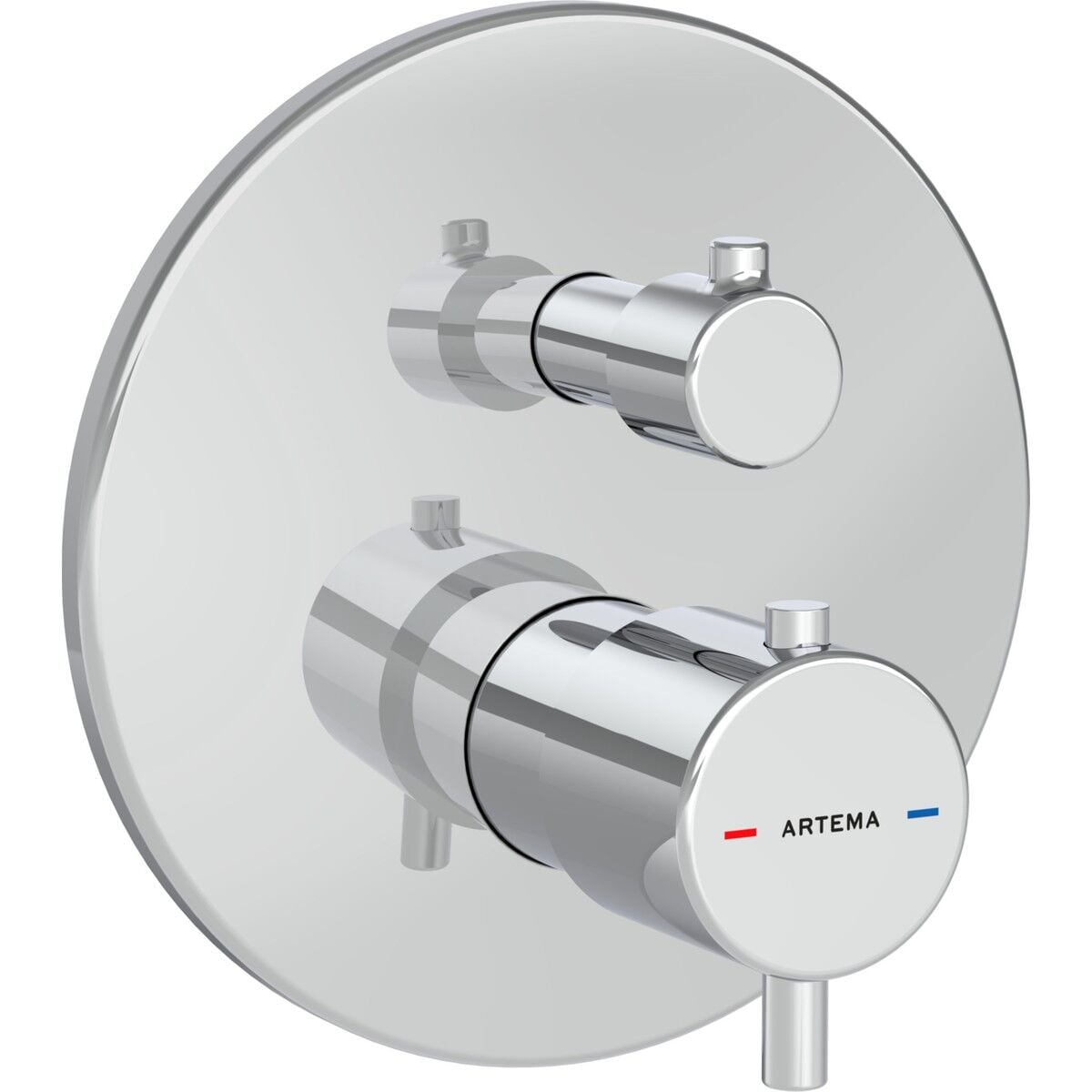 Artema Root Round A43258 Ankastre Termostatik Banyo Bataryası, Krom