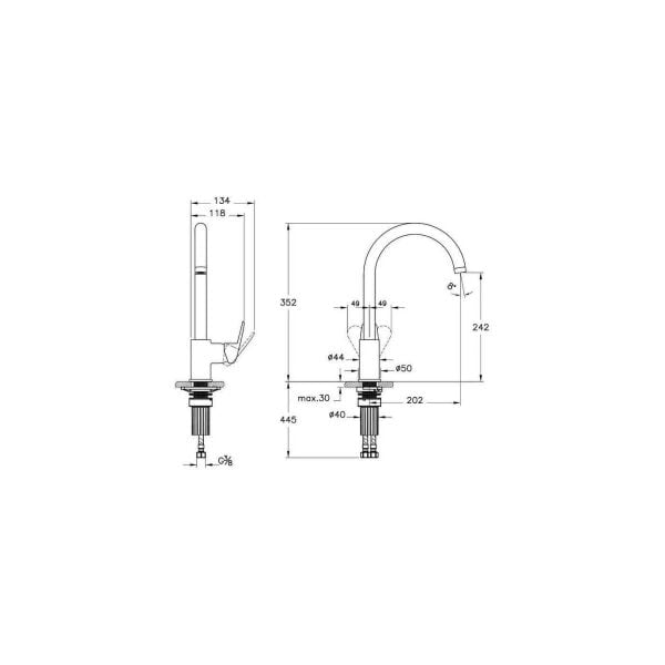 Artema Flow Round Eviye Bataryası A43407