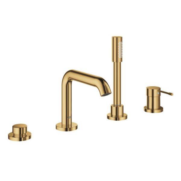 Grohe Essence 4 Delikli Küvet Bataryası Cool Sunrise - 25251GL1