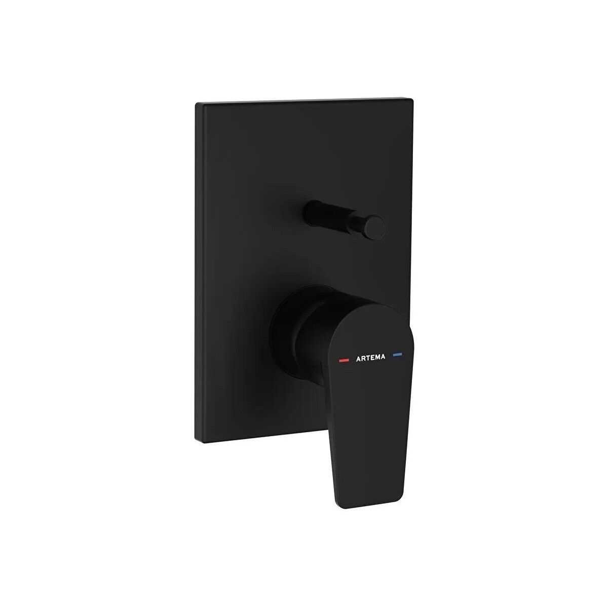 Artema Flow Square Ankastre Banyo Bat.sıva Üstü M.siyah A4320836 Banyo Bataryası Mat Siyah