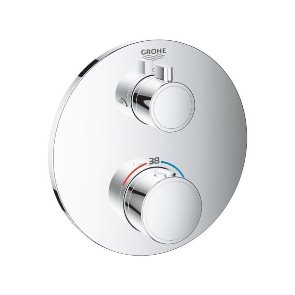 Grohe Grohtherm Termostatik Banyo Duş Bataryası 2 çıkışlı divertörlü- 24076000